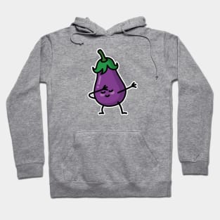 Aubergine eggplant dab dabbing Hoodie